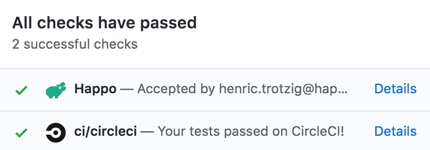 Happo status manually accepted cross-posted to github